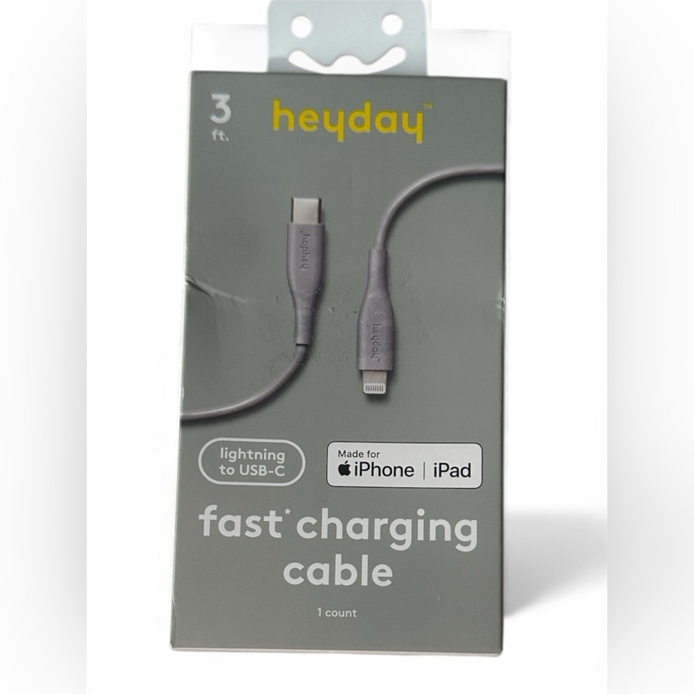 Heyday Purple  Fast Charging Cable for iPhone and iPad